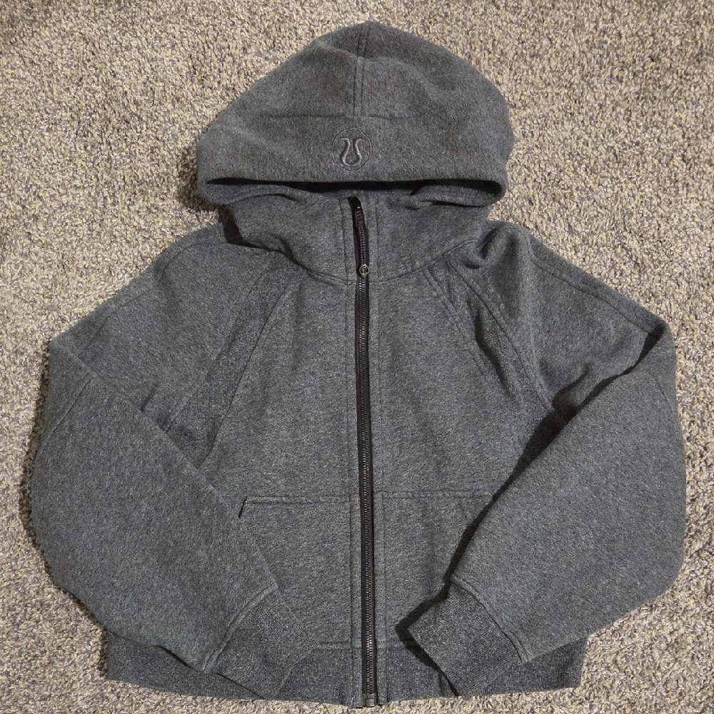 Lululemon Full Zip Cropped Scuba Hoodie